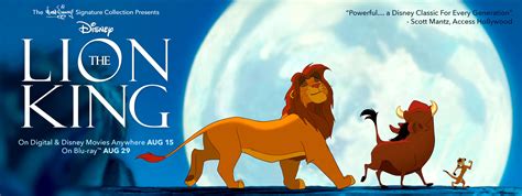 lion king  digital disney movies  august