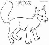 Fox Coloring Pages Colorings Sheet Coloringway sketch template