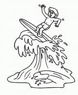 Surfen Surfing Ausmalbild Letzte sketch template