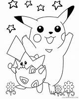 Togepi Coloring Pages Getcolorings Printable Color sketch template