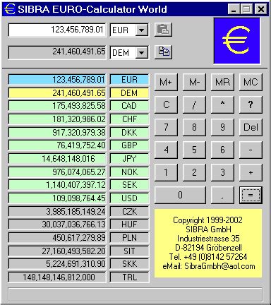 euro calculatorcom euro conversion software euro calculator euro rechner euro conversion