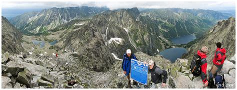 high tatry 36 panorama from rysy a photo from malopolskie east trekearth