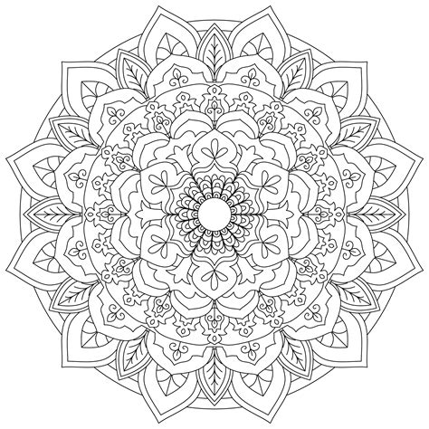 full page printable full page mandala coloring pages