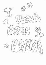 Mamma Colorare Leggere sketch template