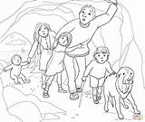 Bear Coloring Cave Pages Hunt Going Drawing Colouring Narrow Gloomy Re Printable Were Teddy Crafts Supercoloring Care Kids Gaan Wij sketch template