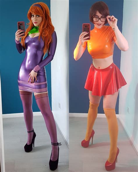 Daphne And Velma By Purplemuffinz Latexcosplay