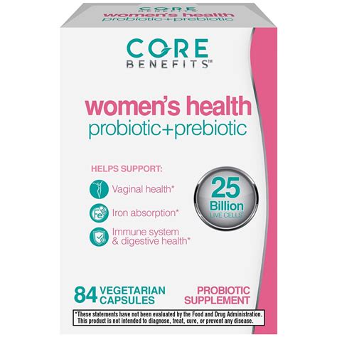 core benefits womens health daily probiotic  ct walmartcom