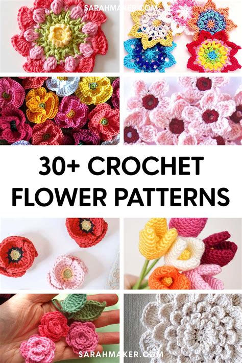 crochet flower patterns sale  save  jlcatjgobmx