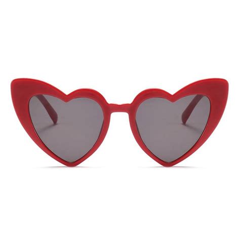 women s heart shaped sunglasses