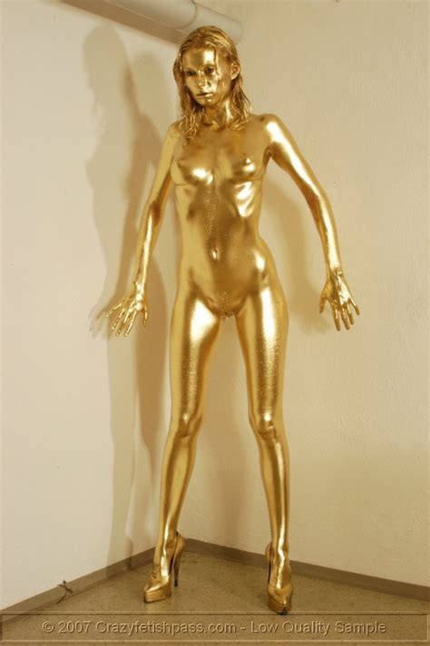 golden bondage girl