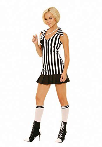 sexy women s sports racy referee adult roleplay costume small black