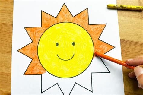 printable sun coloring pages