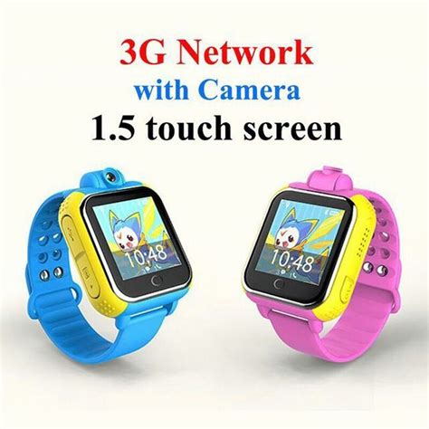 smart horloge   netwerk met touch screen camera gps kid kind horloge sos monitor tracker