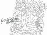 Coloring Pages Travel Getdrawings Camping sketch template