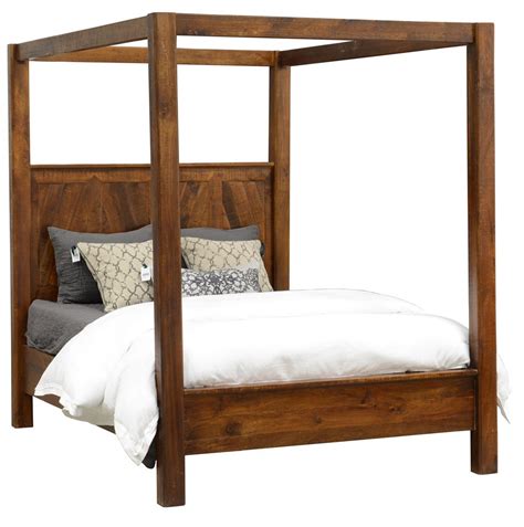 kosas california king wood canopy bed zin home