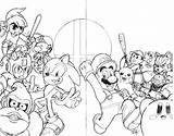 Smash Bros Samus Coloriage Brawl Coloringhome Ausmalbilder Effortfulg Seulement Bro Sketchite sketch template