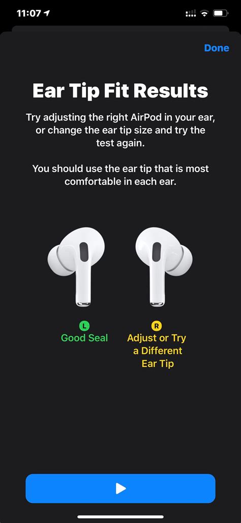 airpods pro ear tip fit test      rairpods