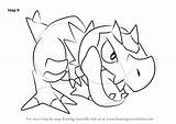 Tyrunt Pokemon Draw Step Drawing Improvements Necessary Finally Finish Make sketch template