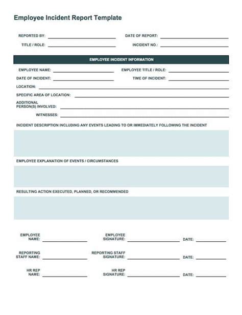 Free Incident Report Templates And Forms Smartsheet