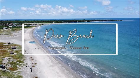 puro beach magsingal ilocos sur cinematic video philippines