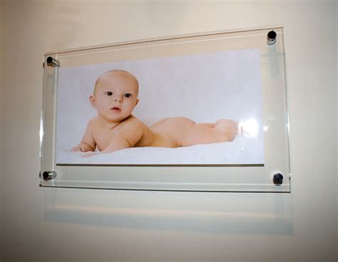 clear floating picture photo wall frame      etsy uk