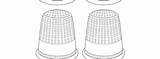 Thimble sketch template