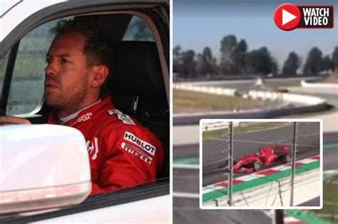Sebastian Vettel Crash Watch Moment F1 Star Hits Barrier