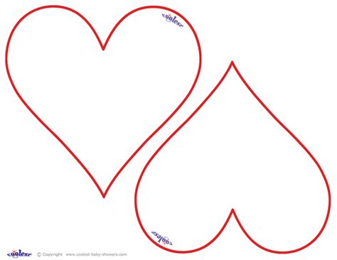 printable heart shapes stephanie blog