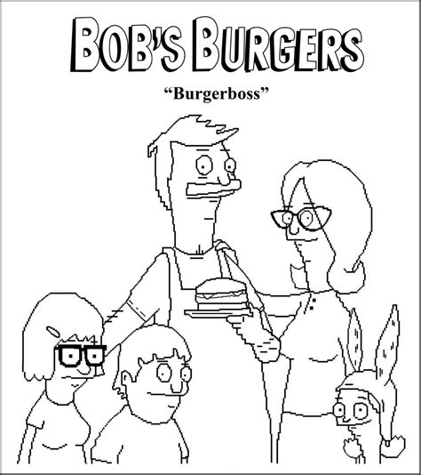 The Official Bob’s Burgers Coloring Pages Coloring Pages