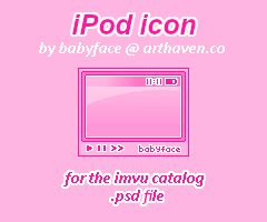 pink ipod product icon  product icons art haven