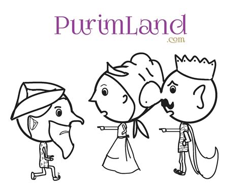 purim coloring page  purimland