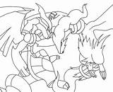 Zekrom Pokemon Template Reshiram Coloring sketch template