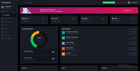 php admin dashboard template integration php