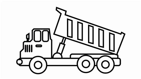 coloring transport pages lovely  dump truck coloring book pages