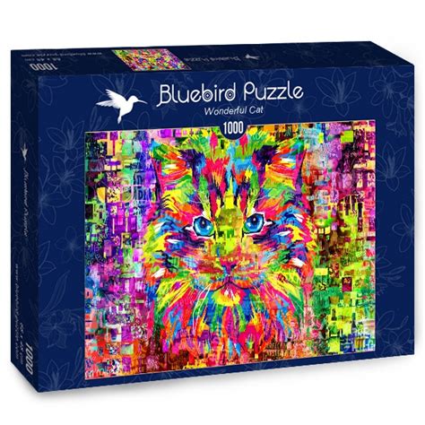 Puzzle Wonderful Cat Bluebird Puzzle 70220 1000 Pieces