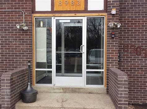 Aluminum Storefront And Manual Doors Door Specialties
