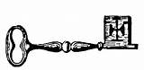 Skeleton Key Clip Cliparts Attribution Forget Link Don Clipart sketch template