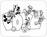Coloring Mickey Valentine Pages Disney Friends Disneyclips sketch template