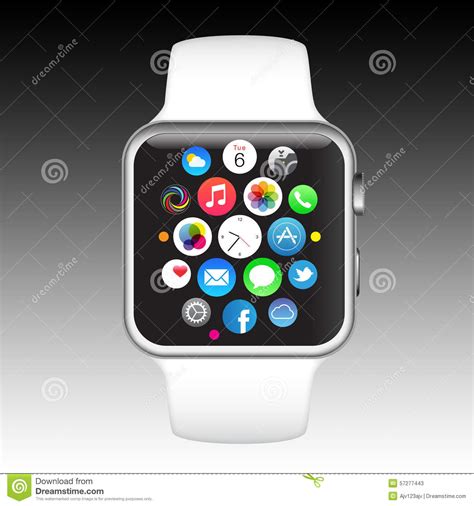 apple horloge redactionele stock foto illustration  rekenmachine