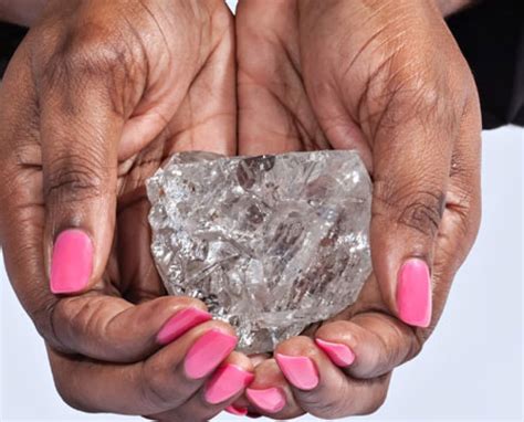 largest  rough diamond sold  public auction nets  million cbc