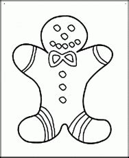 gingerbread man coloring page coloring home