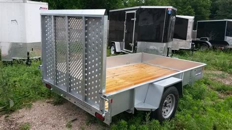 rent    trac  galvanized utility trailer