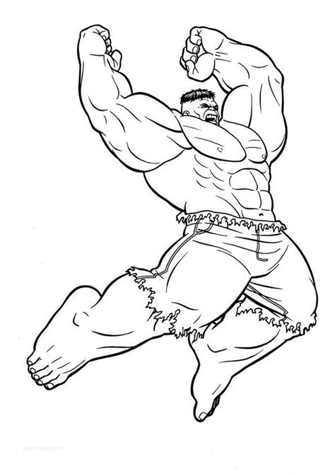 coloring pages hulk coloring pages