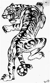 Tattoo Tiger Tattoos Climbing Japanese Tribal Lion Drawing Tigers Tatuaje Drawings Tigres Tigre Tatuajes Marciales Artes Estilos Sketches Sketch Tatoo sketch template