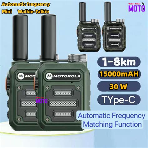 motorola mini walkie talkie  key copy frequency match  models  upgrade call distance