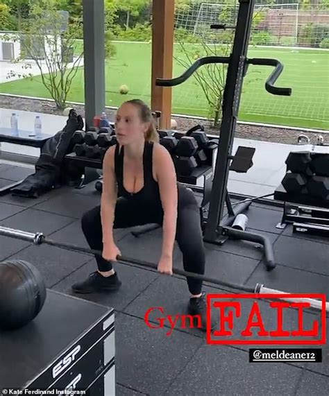 kate ferdinand rocks lycra in hilarious workout fail video six months