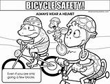 Coloring Pages Safety Bike Colouring Helmet Bicycle Wear Drawing Always Kids Sheets Printable Football Dirt Color Medium Resolution Getcolorings Helmets sketch template