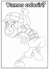Chavo Chaves Colorir Chilindrina Quico Turma sketch template