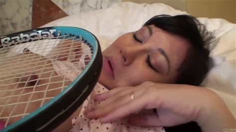 uncensored japanese milf affair with tennis racket subtitled zb porn