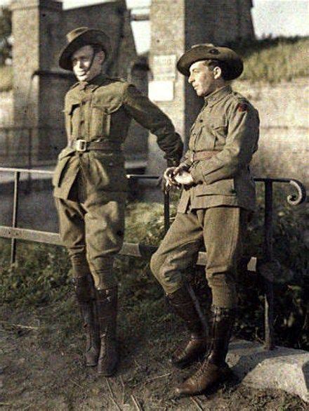 Ww1 Australian Soldiers In Bergues France 1917
